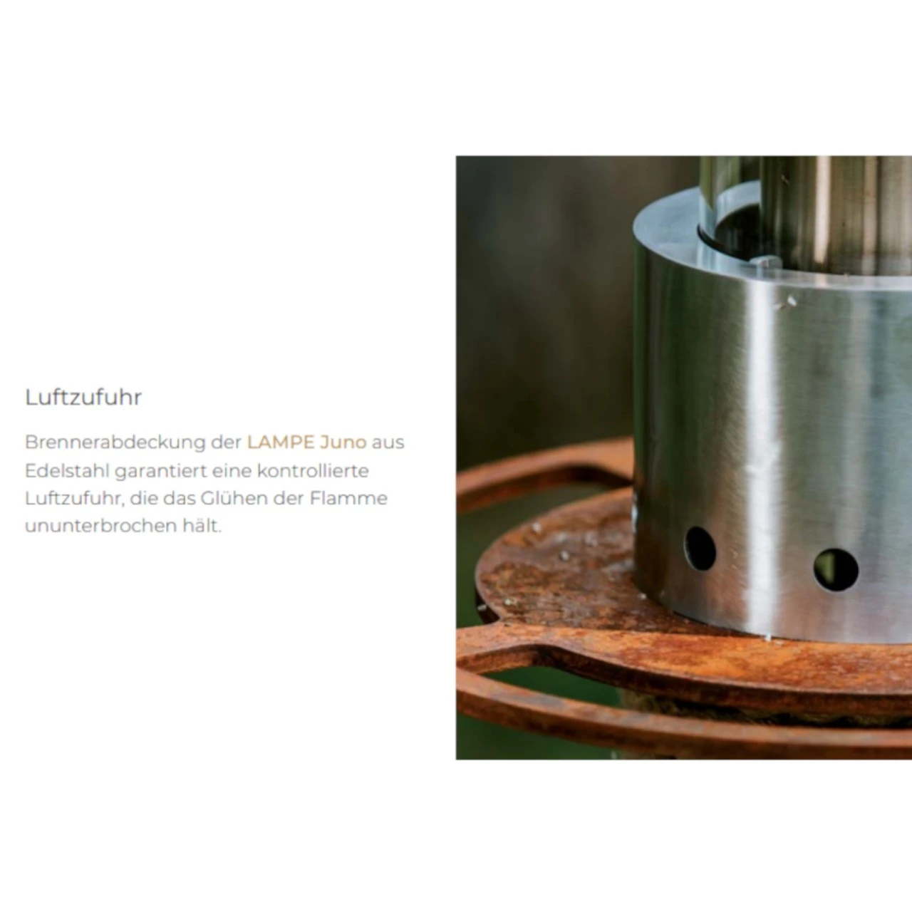 Juno Bio-Ethanol Lampe Schwarz 17 Juno Bio-Ethanol Lampe Schwarz – Bild 15