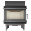Blanka 12 Panorama Warmluft Kamineinsatz 11kW Dreiseitig Verglast