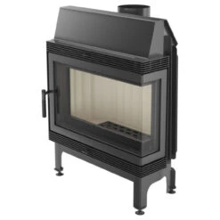 Blanka 12 Warmluft Eckkamineinsatz 11kW Rechts Verglast