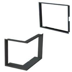 Twin 7CL Tunnel-Eckkamineinsatz Linksverglast 7kW -Derofenfuchs Verkäufe blendrahmen gerade links schwarzXcUOVQtUOA6us 1280x1280