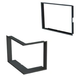 Twin 7CP Tunnel-Eckkamineinsatz Rechtsverglast 7kW -Derofenfuchs Verkäufe blendrahmen gerade rechts schwarzPAxJlgwVjiIbt 1280x1280 2