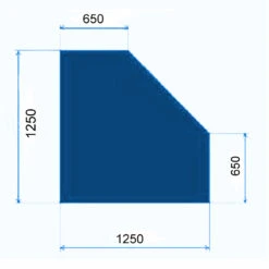 Glasbodenplatte Fünfeck Mit 1250x1250 Mm 8 Glasbodenplatte Fünfeck Mit 1250x1250 Mm -Derofenfuchs Verkäufe bodenplatte fuenfeck glas 1280x1280