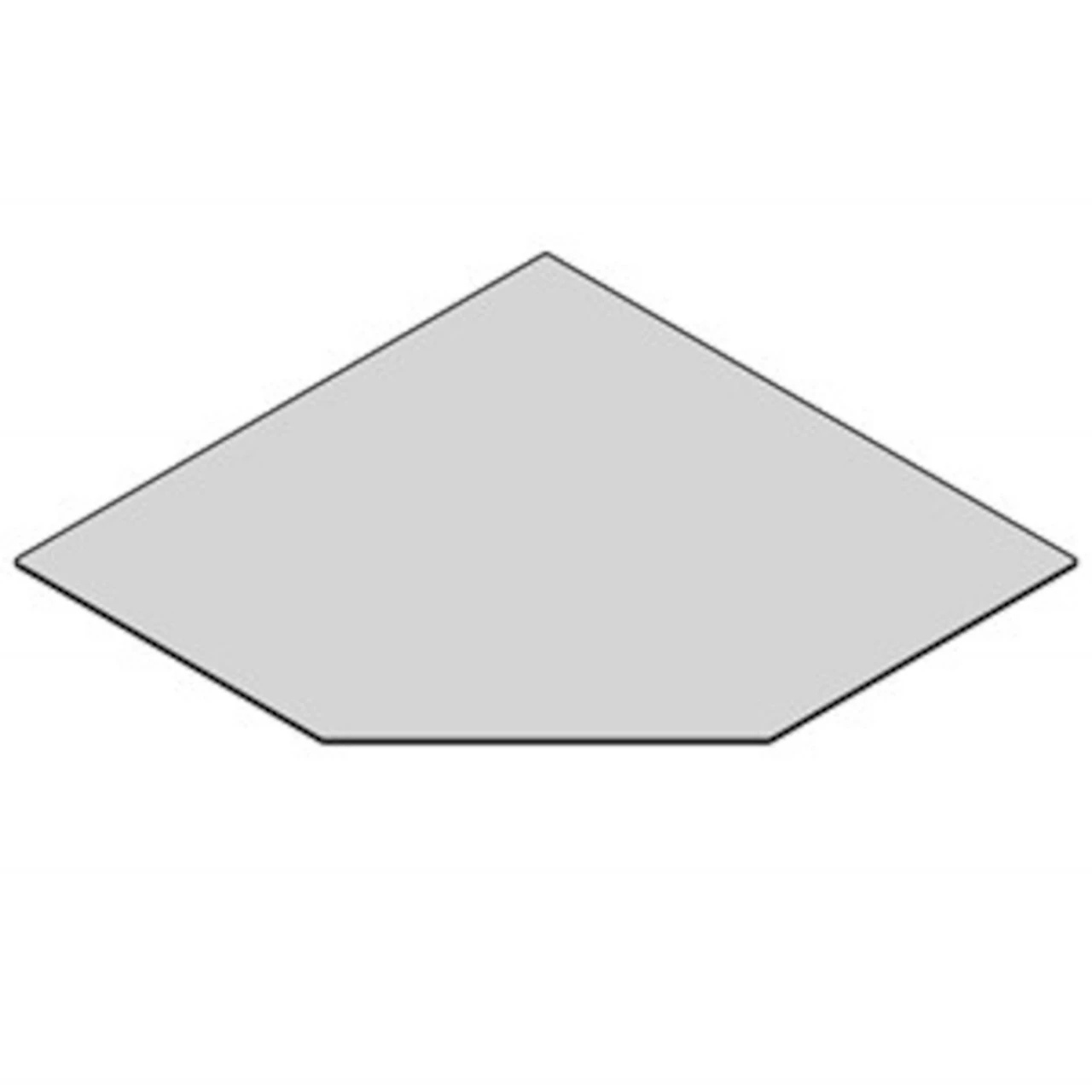 Glasbodenplatte Fünfeck Mit 1250x1250 Mm 3 Glasbodenplatte Fünfeck Mit 1250x1250 Mm