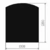 Metallbodenplatte Segmentbogen 980x1200 Mm 2 Metallbodenplatte Segmentbogen 980x1200 Mm -Derofenfuchs Verkäufe bodenplatte segmentbogen schwarz 1280x1280