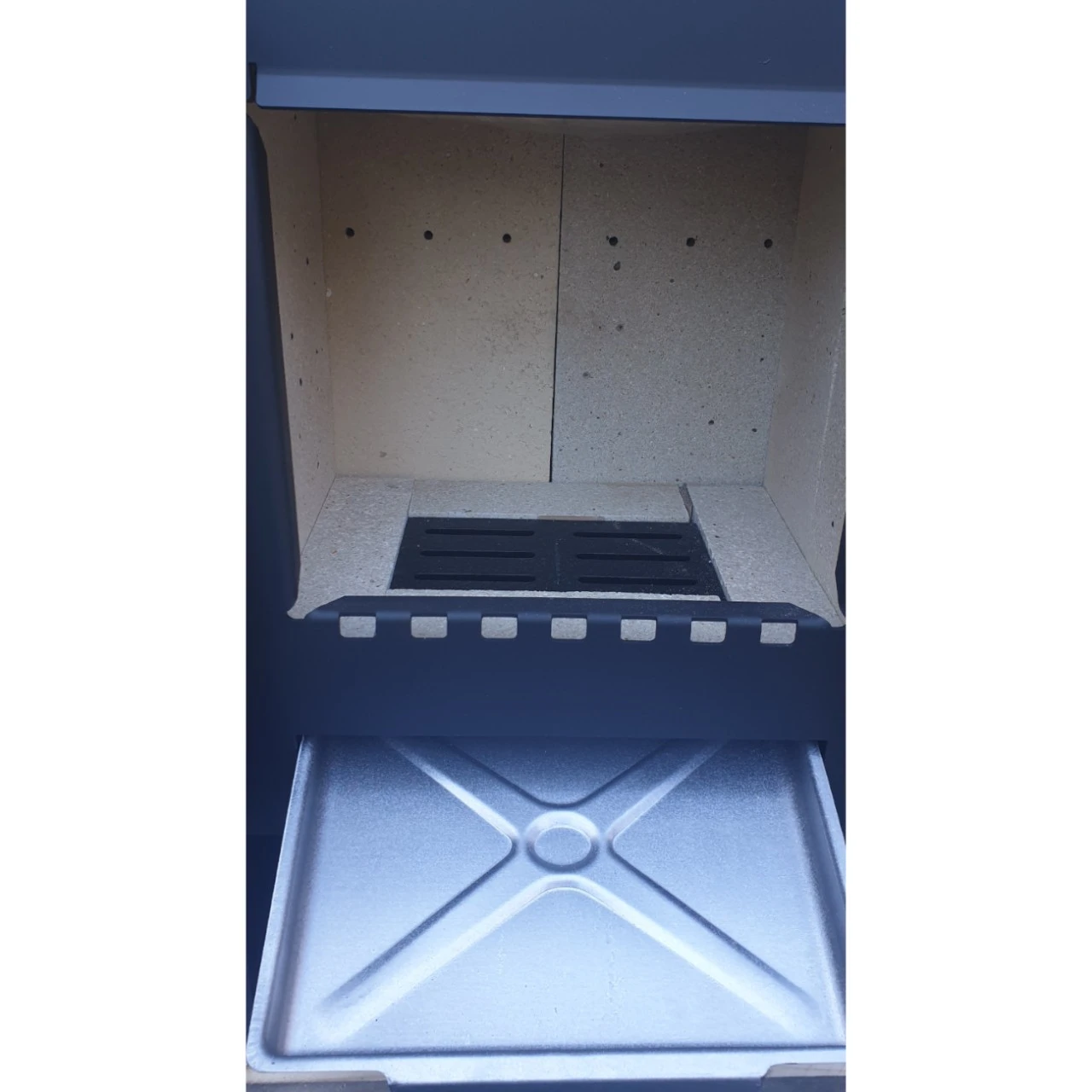 Borgholm Braun Kachel Kaminofen 7kW 10 Borgholm Braun Kachel Kaminofen 7kW – Bild 8