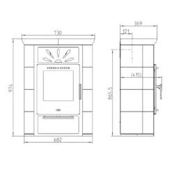 Borgholm Top Cappuccino Kachel Kaminofen 7kW -Derofenfuchs Verkäufe borgholm top kaminofen masse 1280x1280 1