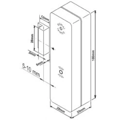 Broko BL220FT Funk-Abluft-Sicherheitschalter Mit Temperatursensor DIBT -Derofenfuchs Verkäufe broko sicherheitsschalter sender fensterkontakt masse 1280x1280