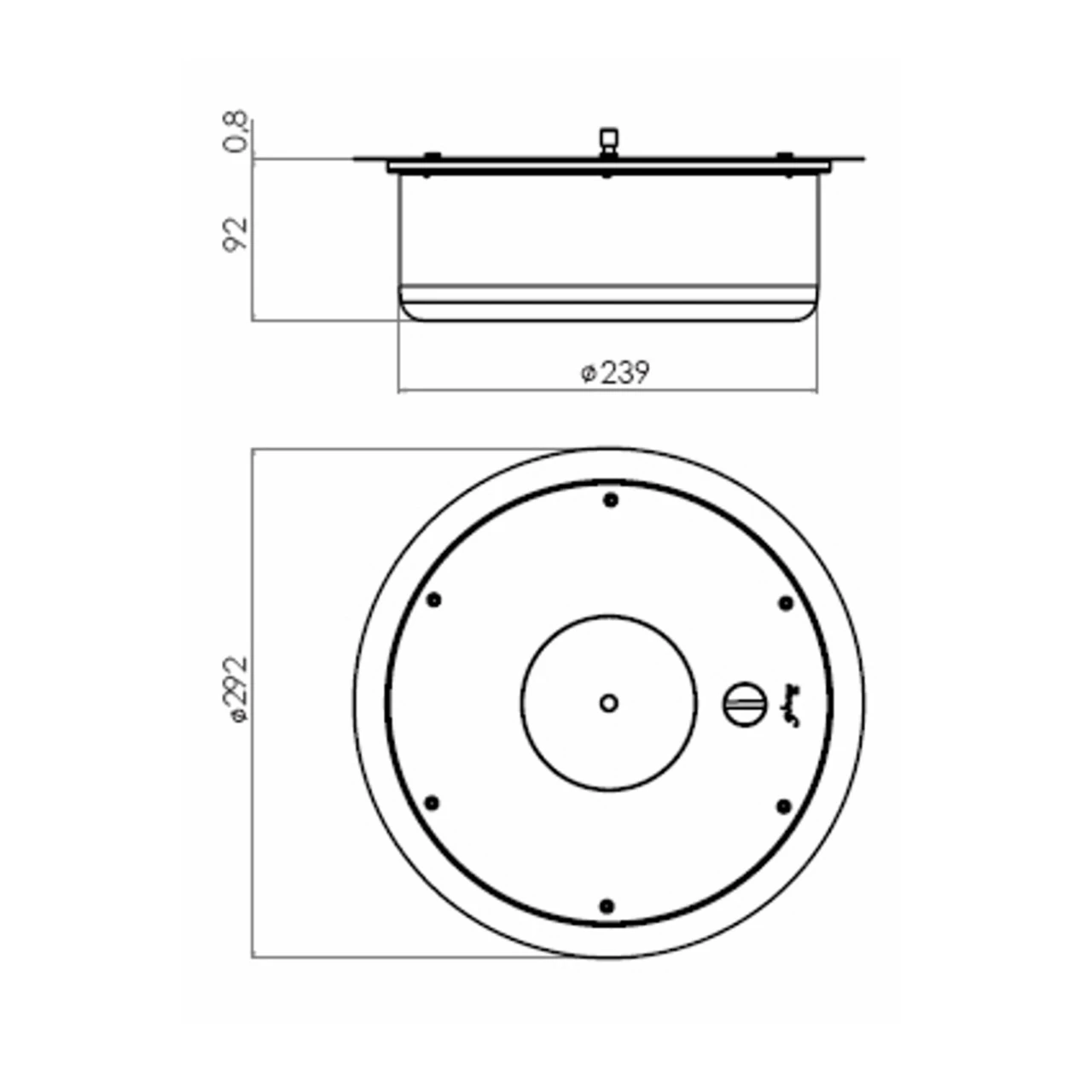 Keramischer Bioethanol Brenner VI Rund Optionales Glas - TÜV 7 Keramischer Bioethanol Brenner VI Rund Optionales Glas - TÜV – Bild 5