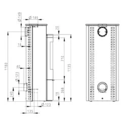 Caldera II Compact Keramik Caffe Latte 6kW DIBT Kaminofen -Derofenfuchs Verkäufe caldera kaminofen olsberg masse2 1280x1280 1