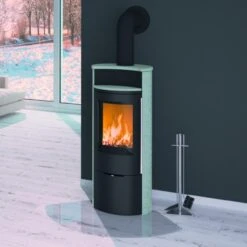 Caldera II Compact Serpentin Stein 6kW DIBT Kaminofen