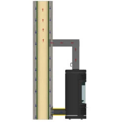 CB Schornstein Anschlussstutzen – Für LAS Ringspalt -Derofenfuchs Verkäufe cb verbrennungsluftstutzen schema 1280x1280