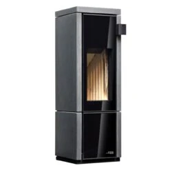 Conte Mini Eck DIBT Speicher Kaminofen 5KW Anthrazit -Derofenfuchs Verkäufe cera design conte mini eck speicherofen anthrazit web2 1280x1280