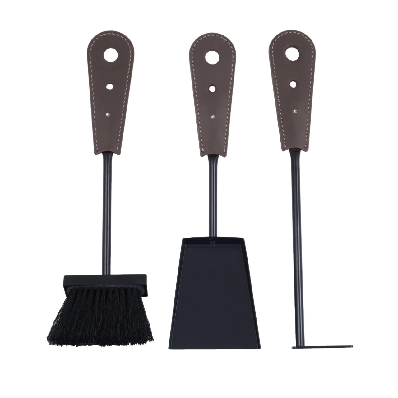 Ambly Designer Kaminbesteckset Dunkelbraun 5 Ambly Designer Kaminbesteckset Dunkelbraun – Bild 3