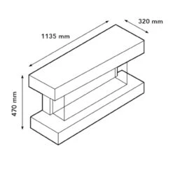 Disegno 3D S90 LED Elektrischer Wandkamin Schwarz 13 Disegno 3D S90 LED Elektrischer Wandkamin Schwarz -Derofenfuchs Verkäufe desegno 3d s wandkamin elektrischer kamin masse 1280x1280