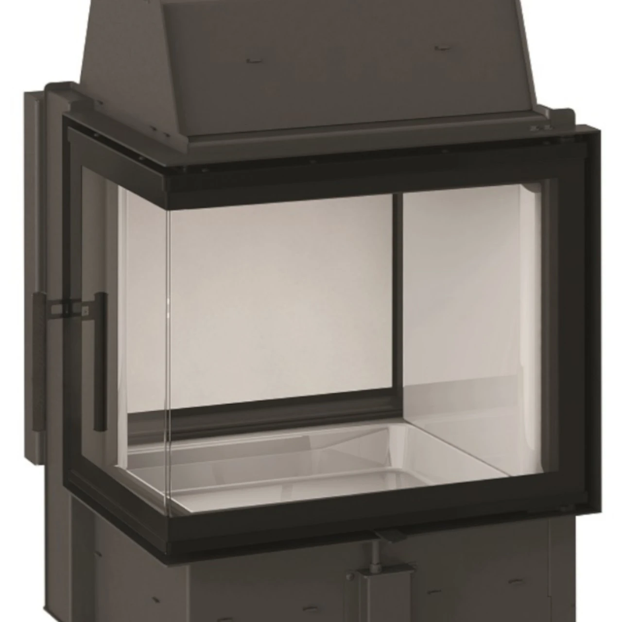 Twin 7NCL Tunnel-Eckkamineinsatz Linksverglast 7kW 4 Twin 7NCL Tunnel-Eckkamineinsatz Linksverglast 7kW – Bild 2