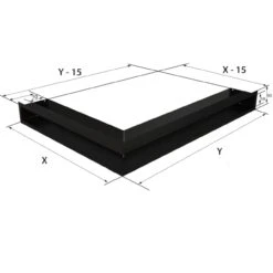 Eckluftleiste LUFT Links 80x40 Cm Geschliffener Stahl 14 Eckluftleiste LUFT Links 80x40 Cm Geschliffener Stahl -Derofenfuchs Verkäufe eckluftleiste luft 9 zeichnung 1280x1280