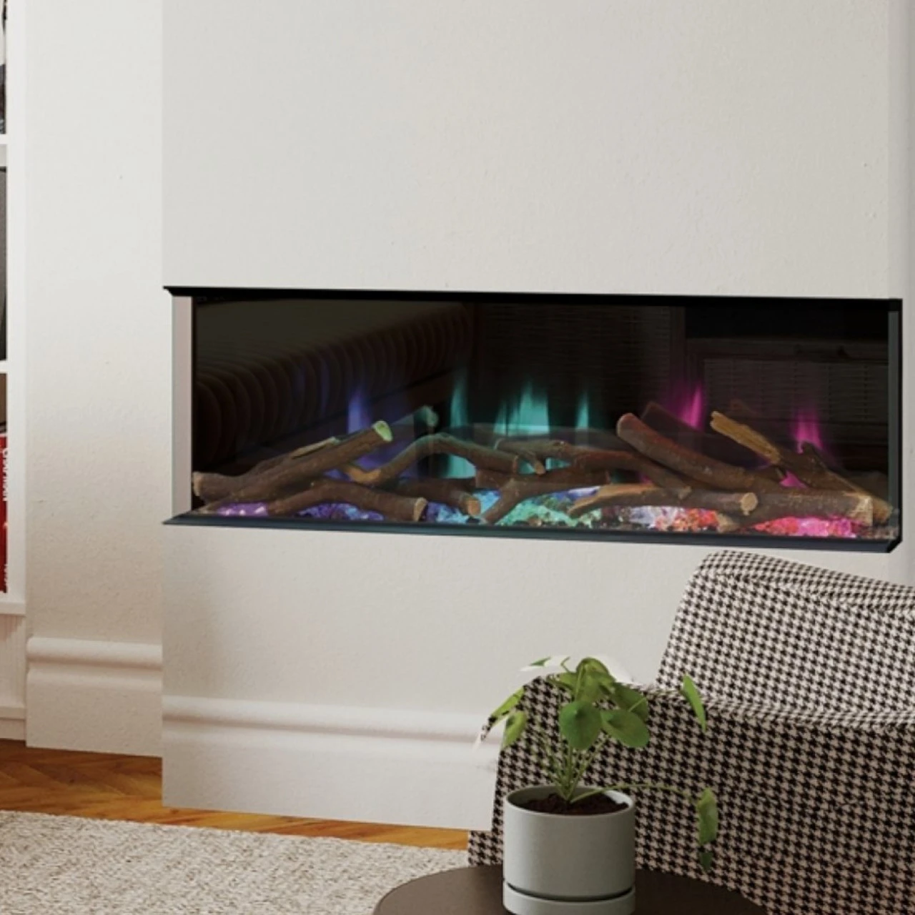 Elektrokamin Club 125E 4in1 Einbaukassette Mit Wärmeleistung 4 Elektrokamin Club 125E 4in1 Einbaukassette Mit Wärmeleistung – Bild 2