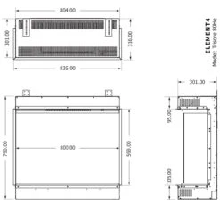 Elektrokamin Club 80HE 4in1 Einbaukassette Mit Wärmeleistung -Derofenfuchs Verkäufe element4 80he elektrokamin dreiseitig masse 1280x1280