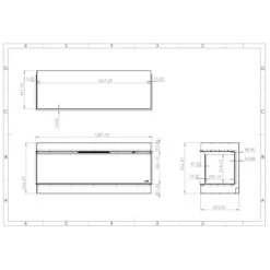 Elektrokamin Ambiance 125E 4in1 Einbaukassette Mit Wärmeleistung -Derofenfuchs Verkäufe element4 ambiance125e elektrokamin masse1 1280x1280