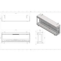 Elektrokamin Elite 150E 4in1 Einbaukassette Mit Wärmeleistung -Derofenfuchs Verkäufe element4 elite150e elektrokamin masse 1280x1280