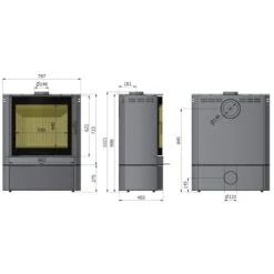 Elipse F3 Kaminofen 9kW Schwarz -Derofenfuchs Verkäufe elipse f3 kaminofen masse 1280x1280 1