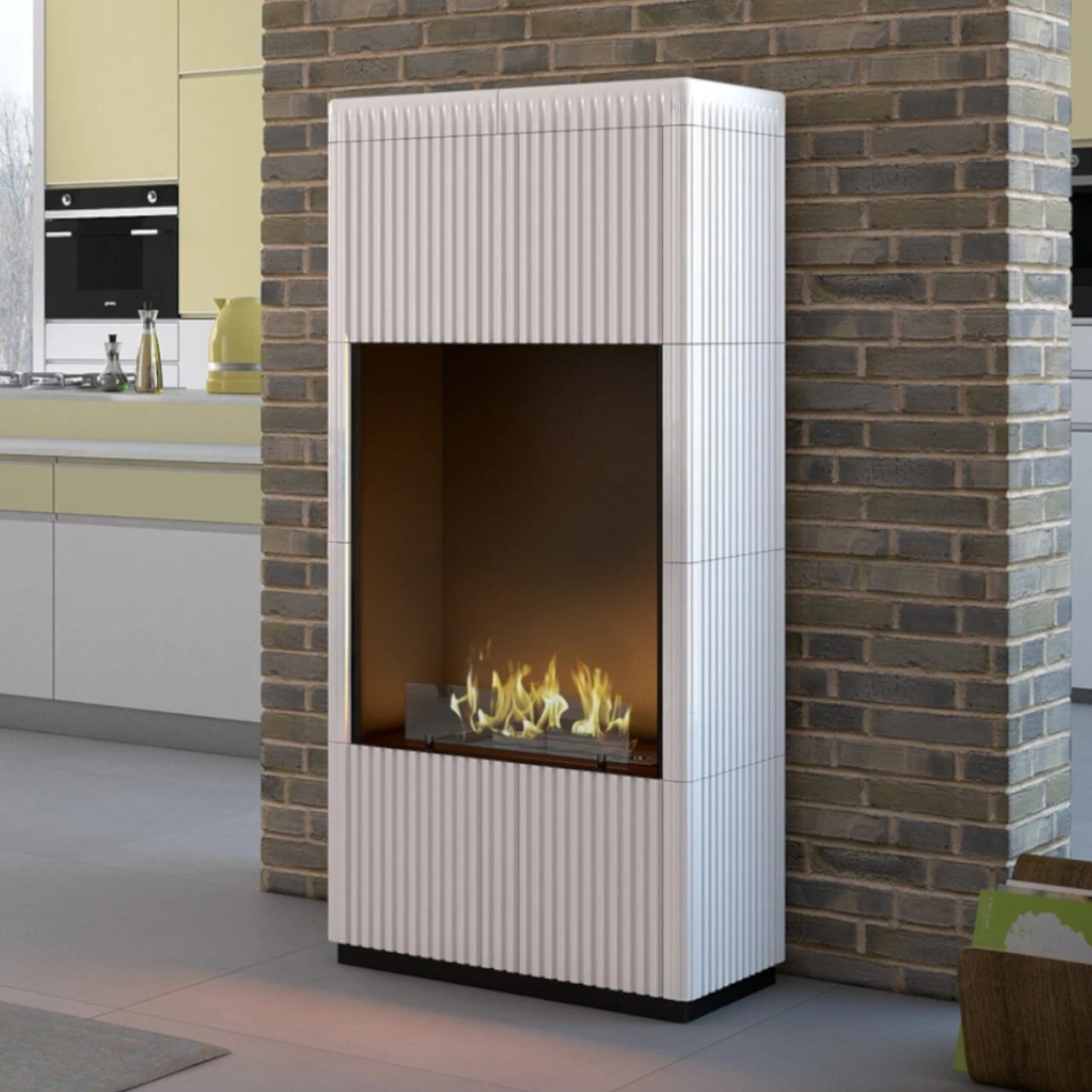 Intiled Kachel Ethanolkamin Kachelkamin 5 Intiled Kachel Ethanolkamin Kachelkamin – Bild 3