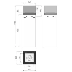 Instand 1150 Weiß Ethanolkamin Feuersäule 15 Instand 1150 Weiß Ethanolkamin Feuersäule -Derofenfuchs Verkäufe ethanol kamin intstand 1150 masse 1280x1280 1