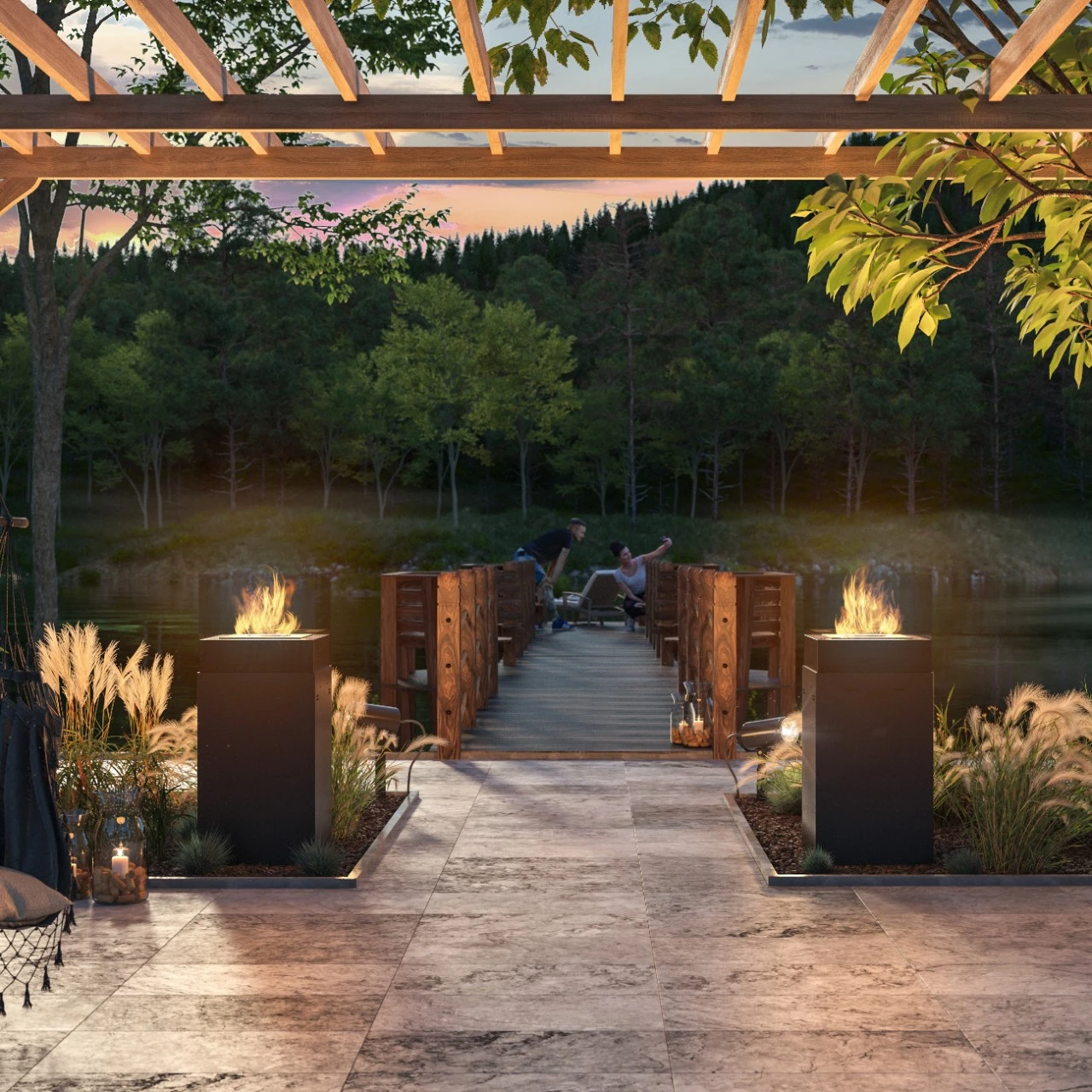 Instand 850 Schwarz Ethanolkamin Feuersäule 9 Instand 850 Schwarz Ethanolkamin Feuersäule – Bild 7