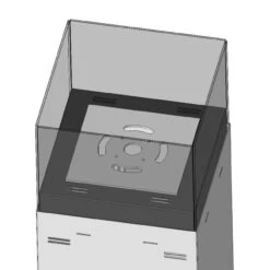 Instand 850 Weiß Ethanolkamin Feuersäule -Derofenfuchs Verkäufe ethanol kamin intstand 850 weiss web5 1280x1280