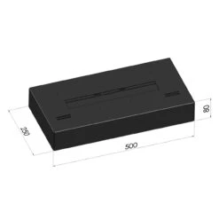 Simple Box 500 Ethanolkamin Kassette -Derofenfuchs Verkäufe ethanol kamin simple box 500 masse1 1280x1280