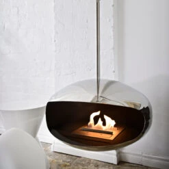 Cocoon Fires AERIS Ethanolkamin Deckenmontage Edelstahl -Derofenfuchs Verkäufe ethanolkamin aeris edelstahl web3 1280x1280
