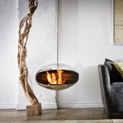 Cocoon Fires AERIS Ethanolkamin Deckenmontage Edelstahl -Derofenfuchs Verkäufe ethanolkamin aeris edelstahl web8 1280x1280