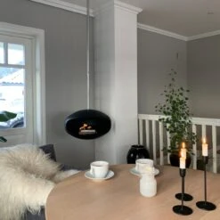 Cocoon Fires AERIS Ethanolkamin Deckenmontage Schwarz/Edelstahl -Derofenfuchs Verkäufe ethanolkamin aeris schwarz edelstahl web13 1280x1280