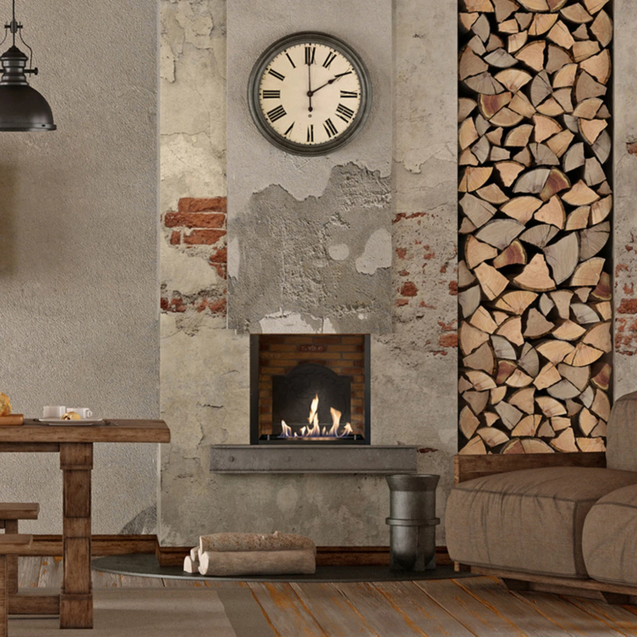 Einbaukasten L Ethanolbrenner 5820B Steindekor Medaillon 4 Einbaukasten L Ethanolbrenner 5820B Steindekor Medaillon – Bild 2