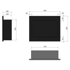 FRAME 600 Ethanolkamin Einbaukassette -Derofenfuchs Verkäufe ethanolkamin frame600 masse1UN9JJJtG8qSkR 1280x1280