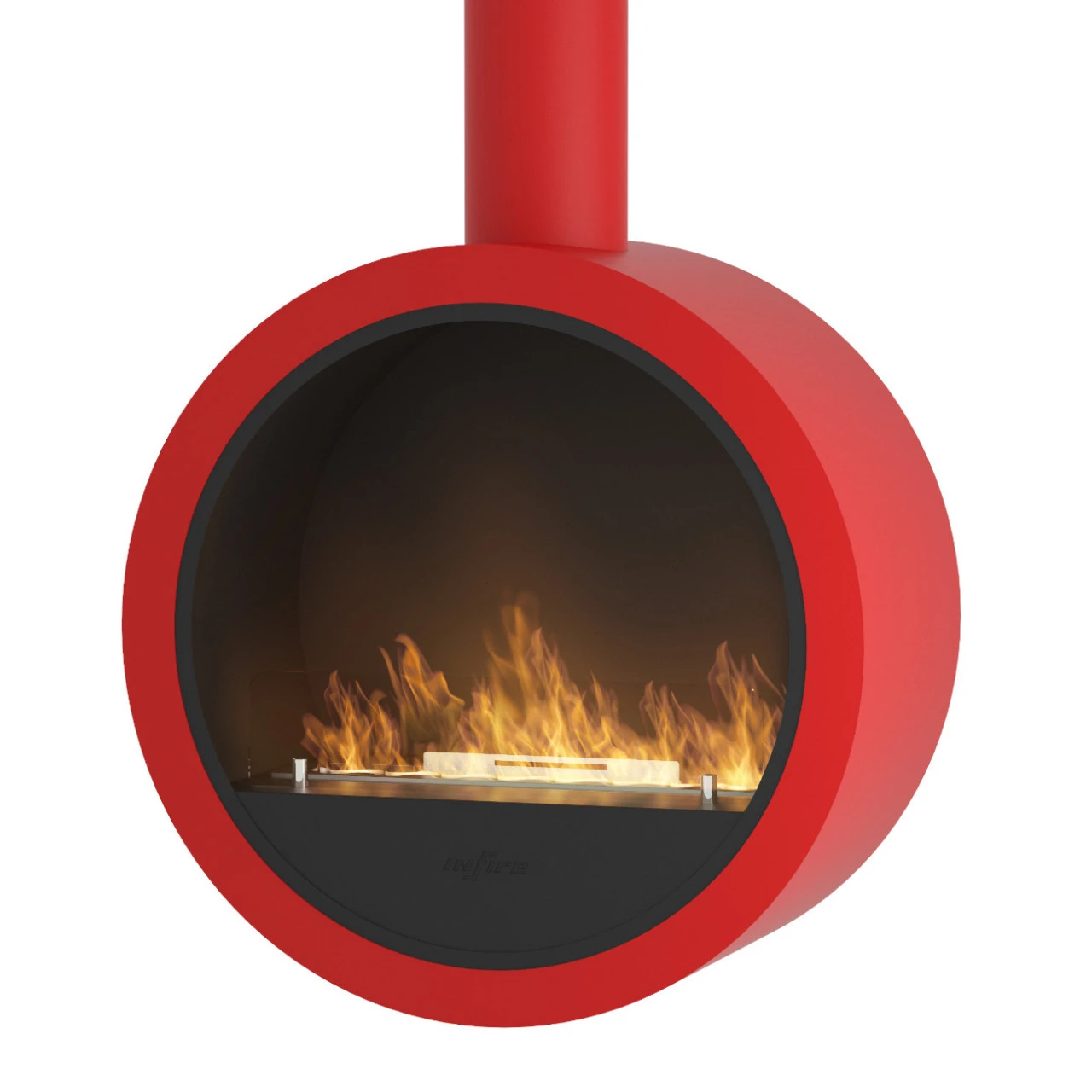 Incyrcle Bio-Ethanolkamin Deckenmontage Rot 3 Incyrcle Bio-Ethanolkamin Deckenmontage Rot