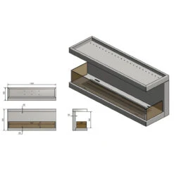 INSIDE C1000 2.0 Panorama Ethanolkamin Einbaukassette -Derofenfuchs Verkäufe ethanolkamin inside c1000 vers3 masse 1280x1280