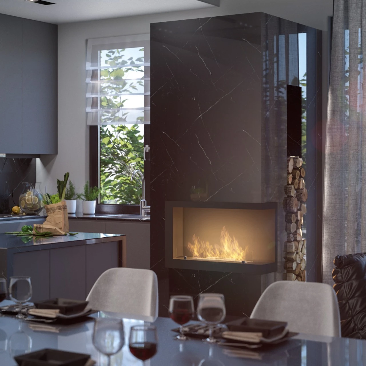 INSIDE P800 Ethanolkamin Einbaukassette Ecke Rechts 9 INSIDE P800 Ethanolkamin Einbaukassette Ecke Rechts – Bild 7