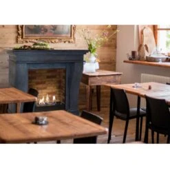 Kreta Mini Bioethanol Kamin Naturstein Schwarz Mit Steindekor -Derofenfuchs Verkäufe ethanolkamin kreta mini naturstein schwarz Steindekor int2 1280x1280