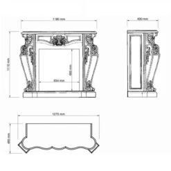 Louis Bioethanol Kamin Naturstein Schwarz Mit Steindekor -Derofenfuchs Verkäufe ethanolkamin louis masse 1280x1280