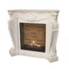 Louis Bioethanol Kamin Naturstein Weiß Mit Steindekor -Derofenfuchs Verkäufe ethanolkamin louis weiss steindekor web1 1280x1280