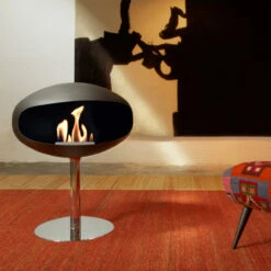 Cocoon Fires PEDESTAL Designer Ethanolkamin Schwarz -Derofenfuchs Verkäufe ethanolkamin pedestal black edelstahl web7 1280x1280