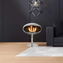 Cocoon Fires PEDESTAL Designer Ethanolkamin Schwarz -Derofenfuchs Verkäufe ethanolkamin pedestal edelstahl web2 1280x1280 1