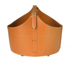 Designer Holzkorb Fabia Braun Aus Regeneriertem Leder Mit Rollen -Derofenfuchs Verkäufe firestyle fabia braun 3 1280x1280