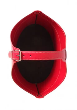 Designer Holzkorb Fabia Rot Aus Regeneriertem Leder Mit Rollen -Derofenfuchs Verkäufe firestyle fabia rot 7 1280x1280