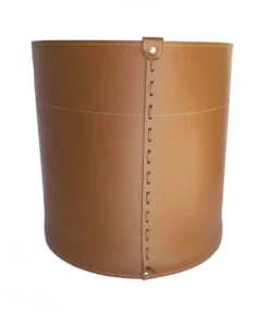 Giro Designer Holzkorb Braun Aus Regeneriertem Leder Mit Rollen -Derofenfuchs Verkäufe firestyle giro braun 3 1280x1280