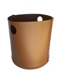 Giro Designer Holzkorb Braun Aus Regeneriertem Leder Mit Rollen -Derofenfuchs Verkäufe firestyle giro braun 4 1280x1280