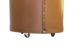 Giro Designer Holzkorb Braun Aus Regeneriertem Leder Mit Rollen -Derofenfuchs Verkäufe firestyle giro braun 5 1280x1280