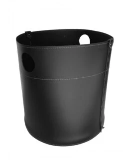 Giro Designer Holzkorb Schwarz Aus Regeneriertem Leder Mit Rollen -Derofenfuchs Verkäufe firestyle giro schwarz 3 1280x1280