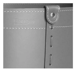 Designer Holzkorb Tonda Anthrazit Aus Regeneriertem Leder Mit Rollen 9 Designer Holzkorb Tonda Anthrazit Aus Regeneriertem Leder Mit Rollen -Derofenfuchs Verkäufe firestyle tonda anthrazit 4 1280x1280 1